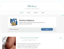 Tablet Screenshot of masoeur.com
